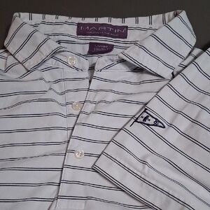Martin Golf Shirt w/ Embroidered Burgee likely for the Nantucket Wharf Rat Club